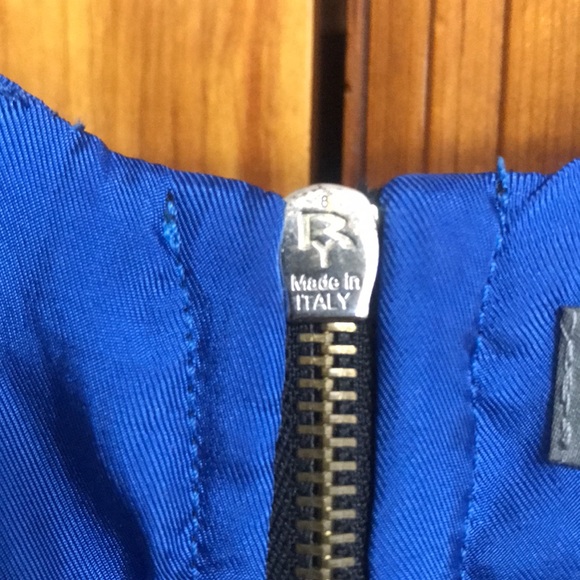 Alexander McQueen Blue Dress. Size 42 - Picture 4 of 10